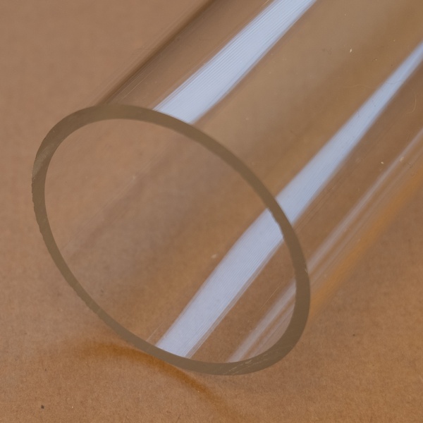 60mm x 3mm Clear Acrylic Tube (extruded)